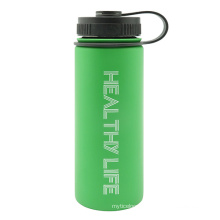 Stainless Steel Vacuum Sports Bottle with Loop 500ml